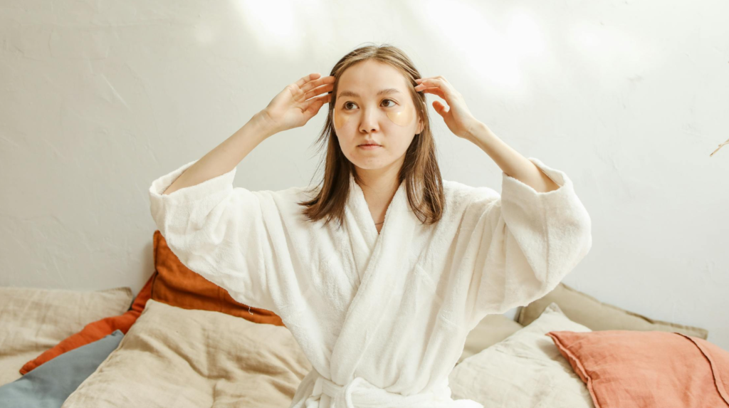 woman morning fresh face natural light